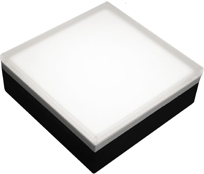 LUMENGY Paver Light 6×6 Inch (5.9 inch X 5.9 inch), 5000K Brick Lighting for Pavers, Driveway, Pathway Patio, & Garden, 12V Waterproof IP67, Drive-Over Rated