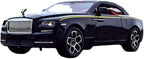 Collectible Toy Car 1/24 Rolls-Royce Dawn Diecast Model Car, Alloy Pull Back Toy Car Vehicles with Light and Sound Exquisite Car Model for Boys Kids Adults Gift