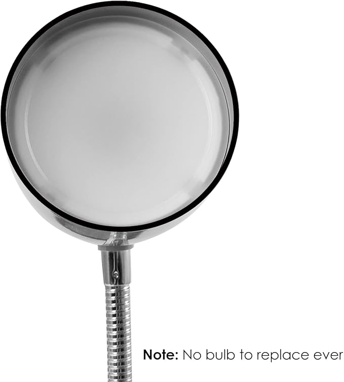 ENERGETIC SMARTER LIGHTING LED Desk Lamp, Flexible Gooseneck with Table lamp, 3.5W 240LM 4000K Cool White Study Lamps for Bedroom and Office, Eye Protection, ETL Listed,Black