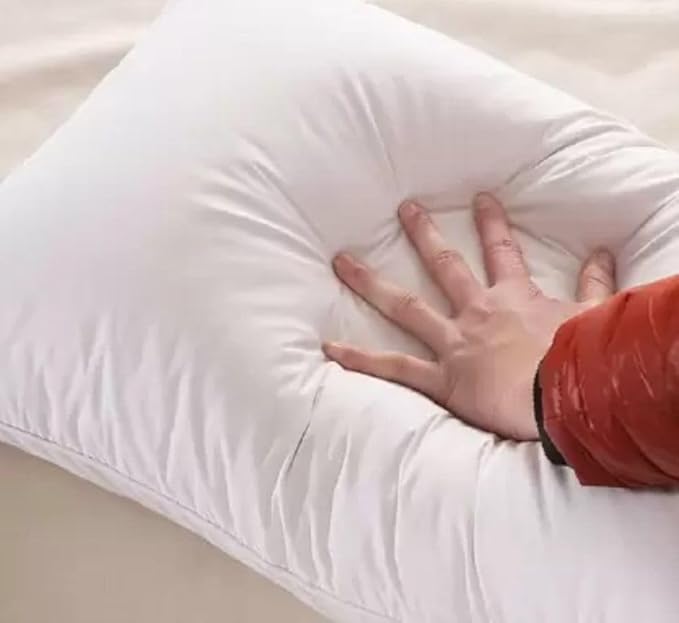 MoonRest® 20x36 Inch Down Alternative Bed Sleeping Pillows - Hotel Quality%100 Cotton Cover Comfort and Support - Hypoallergenic - King - 20x36 Inch