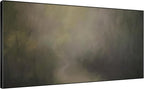 SIGNWIN 24"x46" Extra Large Framed Wall Art Muted Forest Path Soft Misty Woodland Scene Illustration for Home Living Room Bedroom Decor (Frame Assembly Required)