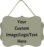 Personalized Custom Wooden Signs with Any Text Name for Home Door Man Cave Bar Family Farmhouse Decorative Home Kitchen Rustic Wall Decor