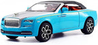 Collectible Toy Car 1/24 Rolls-Royce Dawn Diecast Model Car, Alloy Pull Back Toy Car Vehicles with Light and Sound Exquisite Car Model for Boys Kids Adults Gift