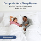 Wrap Around Dust Ruffle Bed Skirt - White - Twin/Twin XL Size Beds with 18 Inch Drop - Easy Fit Elastic Strap - Adjustable Pleated Bedskirt w/Brushed Fabric - Wrinkle Free - Women, Men, Kids & Teens