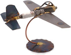 Zero Collectible Handmade Metal Art Figurine, Desk Accessories, Trophy, Boss Gift, Home Office Décor, Aircraft