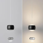 Modern LED Dimmable Pendant Light fixtures,Mini Island Pendant Lighting for Kitchen Island Dinning Room,Bedroom,Bar, Kitchen Island Ceiling Hanging Light Fixtures(black-1-Pack)