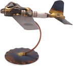 Zero Collectible Handmade Metal Art Figurine, Desk Accessories, Trophy, Boss Gift, Home Office Décor, Aircraft