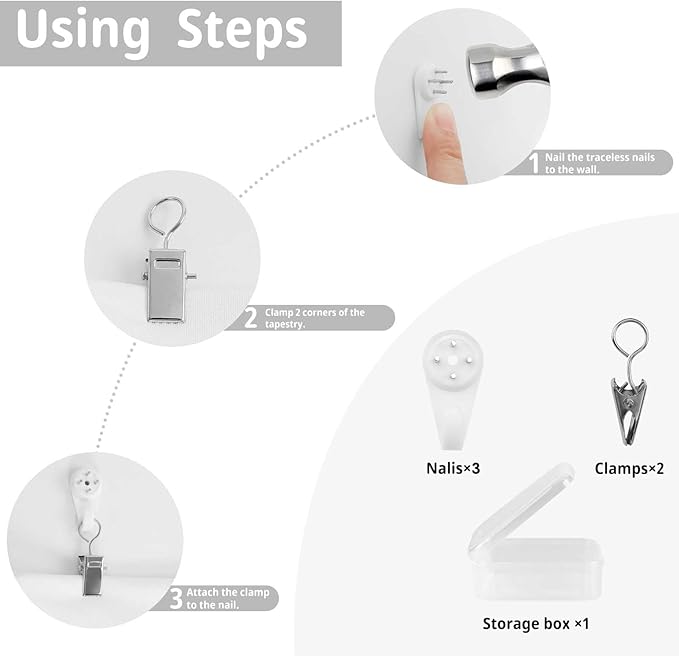 HZOHNAGO Mermaid Girls Tapestry Watercolor Mermaid Princess Pattern Printed Wall Tapestry Wall Hanging for Bedroom Living Room Dorm 60" W x 40" H