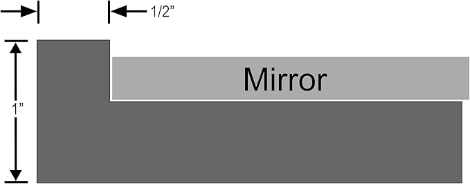 OVALCREST - Oval Wooden Beveled Wall Mirror for Home Decor, Bathroom, Vanity, Bedroom, Living Room, Hallway - London Style (Matte Black) 21.1 x 25.1