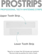 Prostrips - 12 Shades Whiter Teeth - 56 Enamel Safe REMINERALIZING Gentle Strips – 97% Had No Sensitivity - Bonus Size