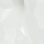 Deco 79 Porcelain Ceramic Heart Decorative Sculpture Dimensional Angled Origami Inspired Home Decor Statue, Accent Figurine 12" x 6" x 11", White