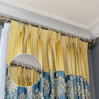 Hotop 30 Pcs Metal Drapery Curtain Rings 0.98/1.26/1.65 inch Interior Diameter and 30 Pcs Hanging Curtain Drapery Pin Hooks for Window Door Shower(32 mm,White)