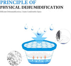 CANAGER Fresh Scent Moisture Absorber Box,Odor Eliminator and Dehumidifier Boxes for Closet,Bedroom,Kitchen,Bathroom-6 Packs,Cups - Traps Moisture for Fresher, Cleaner Air Yellow