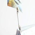 Wall Hanging Photo Display, DIY Picture Photo Frame String with 12 Clips for Hanging Photos Notes and Artworks (Adjustable Alligatory Clip)