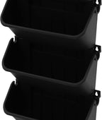 Self-Watering Wall-Mounted Planter, Vertical Garden Planter Set with 18 Pots, Stackable Plant Grow Pots with Electronic Timer for Growing Veggies, Fruits, Herbs, Flowers.