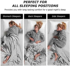 Pillows Queen Size Set of 2, Soft Bed Queen Pillows for Sleeping, Down Alternative Pillows 2 Pack for Back, Stomach or Side Sleepers, Fluffy Cooling Hotel Pillows, Machine Washable