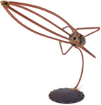 Rocket Collectible Handmade Metal Art Figurine, Desk Accessories, Trophy, Boss Gift, Home Office Décor, Aircraft