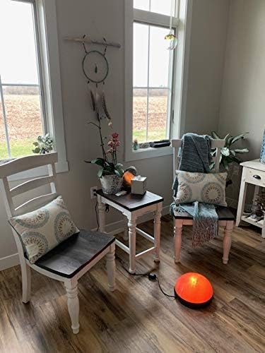 Himalayan Secrets® Salt Dome Lamp | for Warming Up Hands and Feet (9" Diameter)