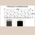 16-Pack Gripper for Rug for Hardwood Floors and Tiles: Double-Sided Reusable Rug Carpet Tape. Anti-Slip Tape Grips Area Rugs, Non-Slip Rug Pads Prevent Sliding, Curling, and Bunching