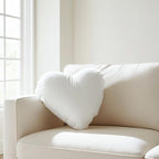 Throw Pillow Inserts, Heart Pillow Insert for Mother's Day, Lightweight Soft Fillers for Sofa, Bed, and Home Décor, Outdoor Pillow Insert