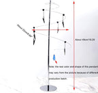 Mollytek Desktop Photo Holder With Clips - Postcard Gift Card Picture Display Stand - Spiral Romantic Design Photo Tree for Table Decor With Plated Wire and 6 Metal Clips