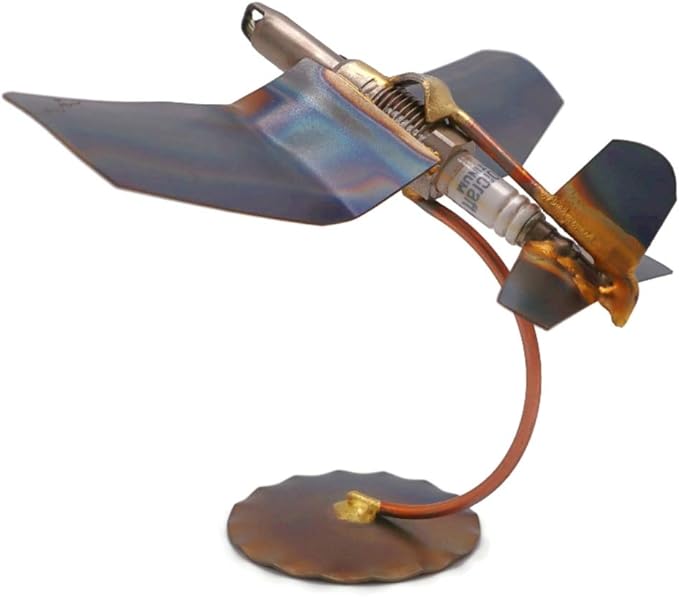 Corsair Collectible Handmade Metal Art Figurine, Desk Accessories, Trophy, Boss Gift, Home Office Décor, Aircraft