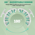 Cellulite Roller for Legs and Arms 2025 New, with Two Removable Handle Design, 360° Anti-Celluliteleg Roller Cellulite Fascia Massage Roller, Deep Tissue Massage Tool for Fat Deposits Reduction Green