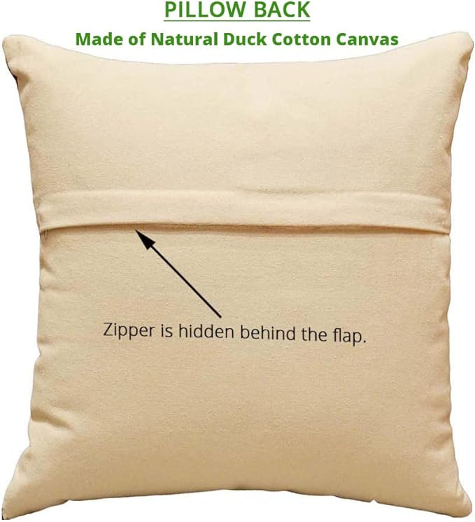 Abstract Decorative Pillow Cover Hand Embroidered Whimsical Toss Pillows Farmhouse Chair Cushion Contemporary Pillowsham Mid-Century Chair Cushions Wool Size 18x18