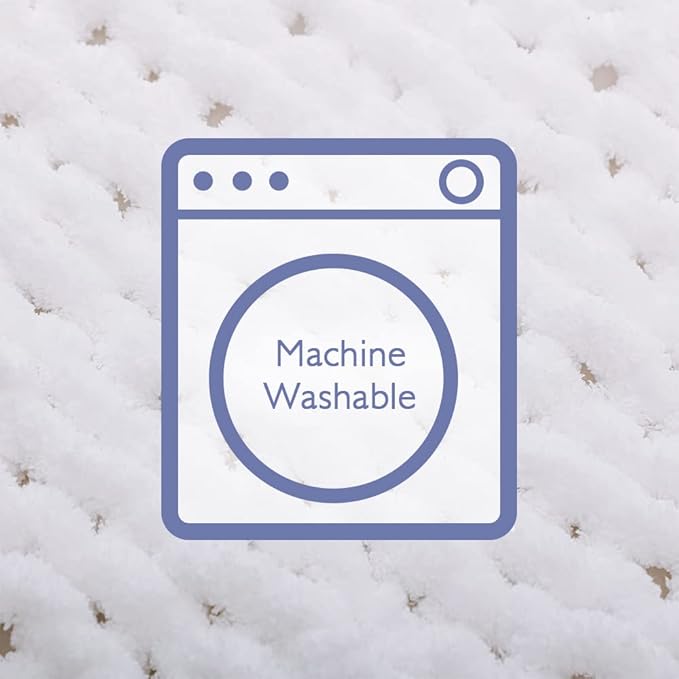 Bigacogo Chunky Knit Throw Blanket for Couch, 40x60 inches, 100% Hand Knitted with Thick Jumbo Chenille Yarn, Cozy Soft Large Rope Knot Cable Crochet Blankets for Sofa Bed Living Room, White