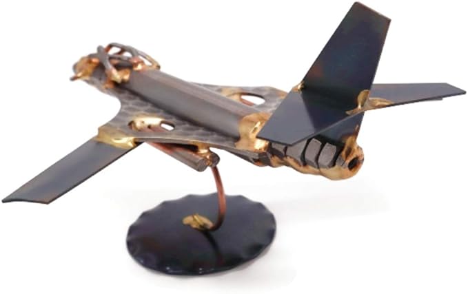 B1- Bomber Collectible Handmade Metal Art Figurine, Desk Accessories, Trophy, Boss Gift, Home Office Décor, Aircraft