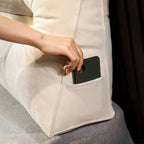 Headboard Pillow Wedge Pillow Gap Headboard Pillows Twin Daybed Pillows Backrest Pillow with Side Pockets White