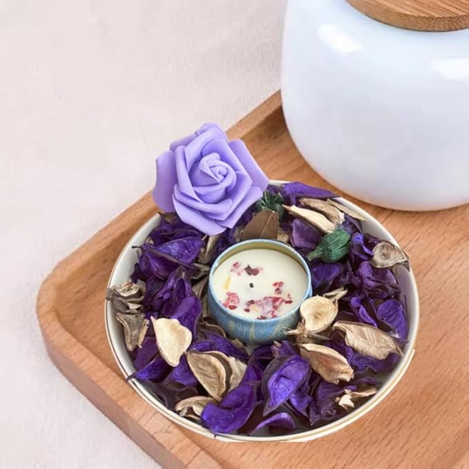 Potpourri Bags,Home Fragrance Sachet Petal,Potpourri Bowl Filler,vase Filler for Families, Weddings, Cars, Coffee Shops, etc Decoration, 2 Bags/10oz (Lavender)