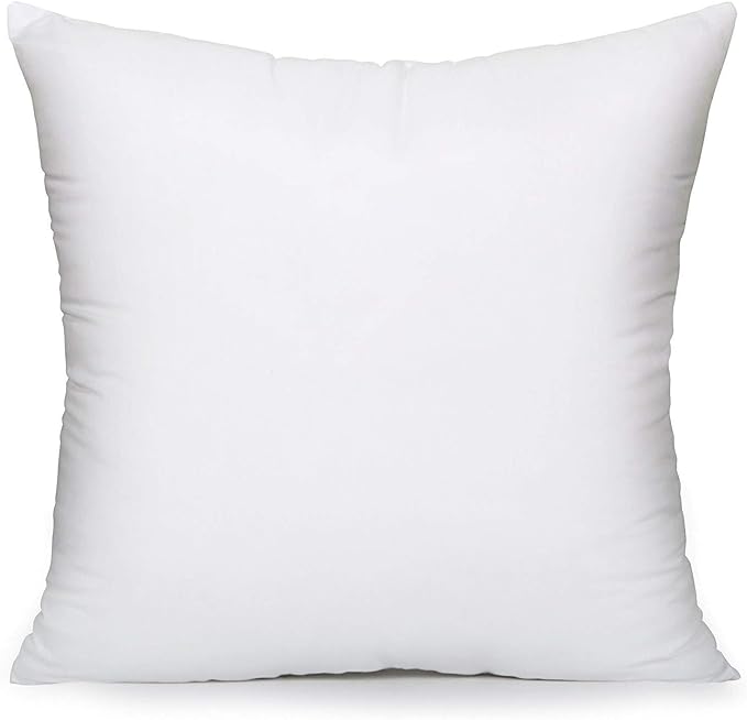 MoonRest® 18x18 Inch Synthetic Down Alternative Square Pillow Insert Form Stuffer for Sofa Shams, Decorative Throw Pillow, Cushion and Bed Pillow Stuffing - Hypoallergenic 18“X 18”