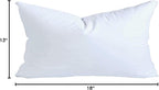 MoonRest® 13x18 Inch Synthetic Down Alternative Rectangle Pillow Insert Form Stuffer for Sofa Shams, Decorative Throw Pillow, Cushion and Bed Pillow Stuffing - Hypoallergenic 13“X 18”