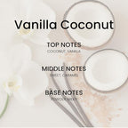 Vanilla Coconut Room Spray – 5.07 oz Scented Air Freshener for Home, Office & Linen – Long-Lasting Linen Spray for Bedding, Pillows & Fabrics – Luxurious Home Fragrance