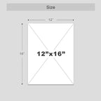 SIGNWIN Adhesive Canvas Poster Mid-Century Modern Colorful Geometric Polygons Abstract Geometric Digital Art Modern Art Decorative Zen Relax/Calm Multicolor Minimalism for Bedroom - 12"x16"x4