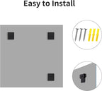 Frameless Mirror, 24x24 inch Square Bathroom Mirrors for Wall, Upgraded Shatterproof Vanity Mirror Over Sink with Polished Edge for Bathroom,Bedroom,Living Room and Entryway