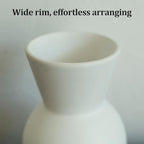 Ceramic Flower Vase, Small Vase for Centerpieces, Modern Vases for Home Decor- 3 Pcs