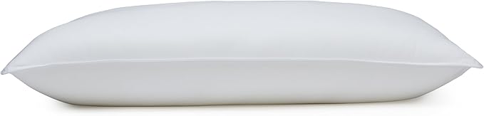 Amazon Basics Down-Alternative Pillows for Stomach and Back Sleepers, Soft Density, 20 x 36 inches, 2-Pack, White