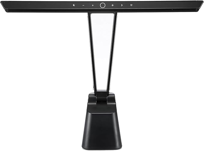 Professional LED Piano Lights for Upright Piano - Piano Lamps with Ambient Light, Memory Function, Eye-Care, 5 Levels Color Temperatures, 5 Levels Dimming, Steady Base, Black(Updated Version)