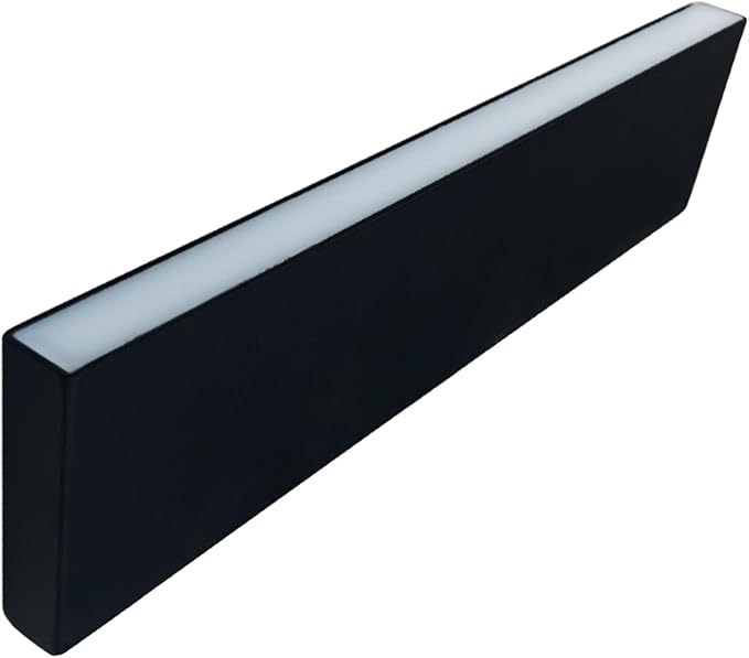 LUMENGY Paver Light Slim 0.5x9 Inch (0.55 x 8.85 inches) Glare-Free Steel Lighting for Pavers, Brick, Walls, Driveways, Walkways & Pathways, 5000K Daylight, Waterproof, Drive-Over, 12V AC/DC Wired.