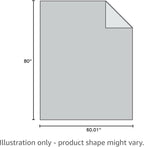 Touchat Luxury 1000GSM Rabbit Faux Fur Twin Blanket, Super Heavy Warm Cozy Beige Cream Blankets for Couch Bed Sofa, Ruched Plush Fuzzy Elegant Soft Reversible Mink Blanket for Living Room Bedroom