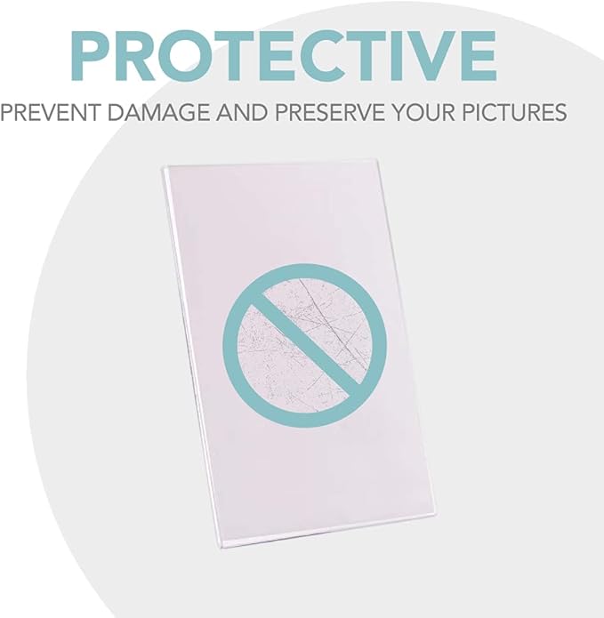 4x6 Clear Acrylic Picture Frame Magnet; Magnetic Acrylic Photo Frames (10)