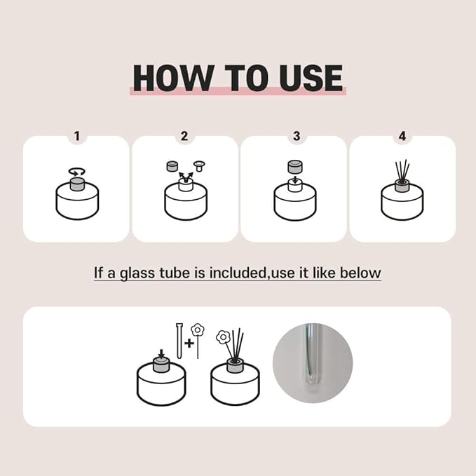 Cocod'or COCODOR Rose Flower Reed Diffuser/Rose Perfume/6.7oz(200ml)/1 Pack/Reed Diffuser, Reed Diffuser Set, Oil Diffuser & Reed Diffuser Sticks, Home Decor & Office Decor, Fragrance and Gifts