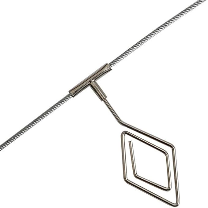 TFu Wall Hanging Photo Display, DIY Picture Photo Frame String with 12 Clips for Hanging Photos Notes and Artworks …