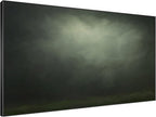 SIGNWIN 46"x72" Extra Large Framed Wall Art Moody Green Abstract Cloudscape, Minimalist Atmospheric Print for Home Living Room Bedroom Decor (Frame Assembly Required)