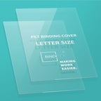 Binditek 200 Pack 7 Mil Clear Covers for Binding, Ultra Clear, 8.5 x 11 Inches, Letter Size, Square Corners, Un-Punched, Office Supplies