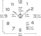 VANGOLD Big Wall Clock for Living Room