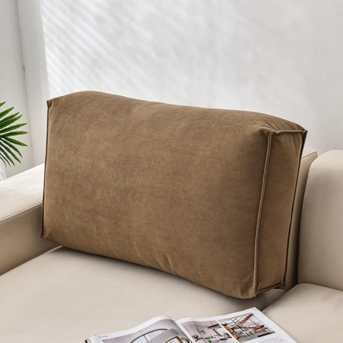 Headboaard Reading Pillow Detachable and Washable Backrest Cushion Pillow Soft and Comfortable Couch Pillows,Suitable for Courtyard Chairs,Sofas,Chairs,Bay Windows,Etc