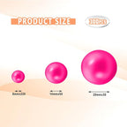 300Pcs Vase Filler Rosepink No Hole Faux Pearl Beads for Vase Filling Decorations, Candle Centerpieces, Wedding Centerpieces, Home Party Decor (8/14/20mm)